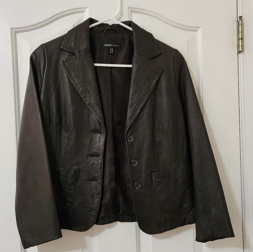 Brown Leather Jacket